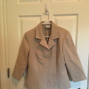 Tan Jacket & Matching Skirt